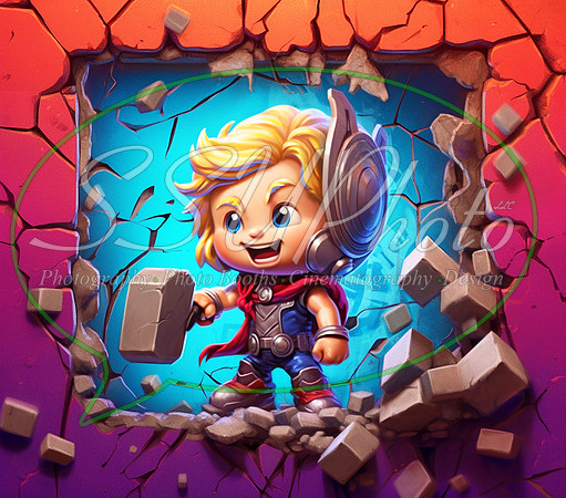 SuperheroBrokenwallTOONS9