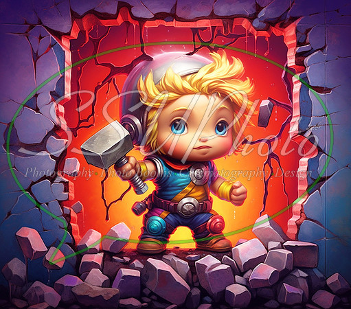 SuperheroBrokenwallTOONS45