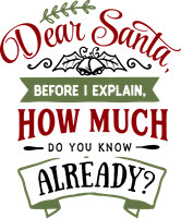Dear Santa before I explain