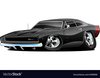 american-classic-muscle-car-cartoon-vector-4363906