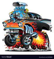 classic-hot-rod-fifties-style-muscle-car-cartoon-vector-23498363