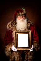 Santa-w-Gold-Frame