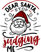 Dear Santa stop judging me