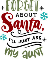 Forget about Santa I'll just ask my aunt