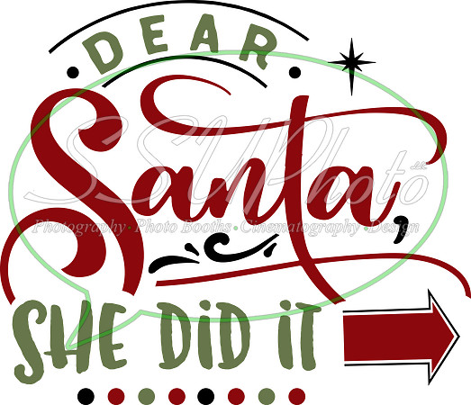 Dear Santa she did it