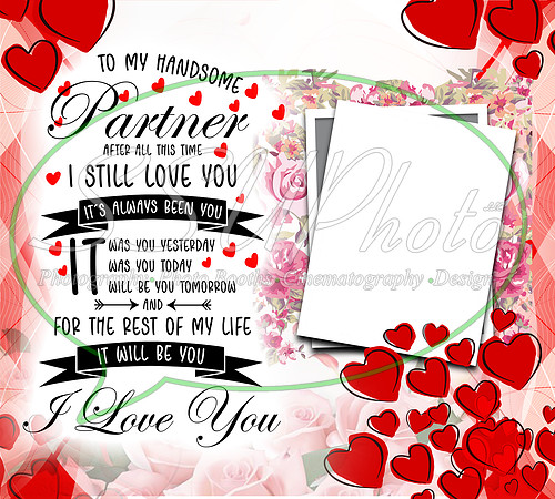 to my handsome partner