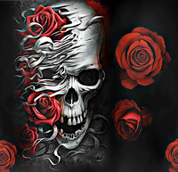 SkullRose30oz