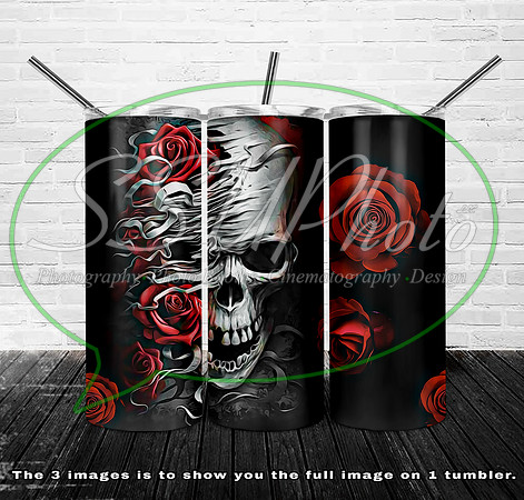 SkullRoseMockup