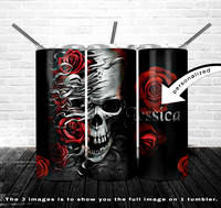 SkullRosePersonalizedMock