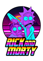 RETRO NEON CARTOONS