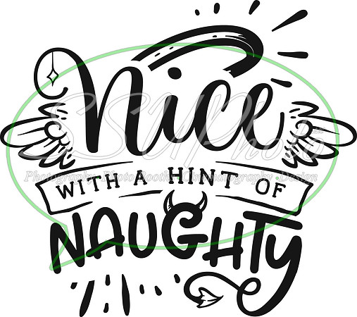 Nice with a hint of naughty - black