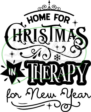 Home for Christmas in Therapy for New - black