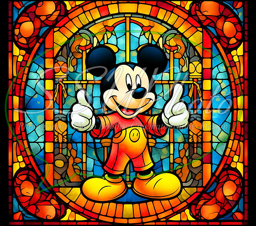 CartoonStainedGlass54
