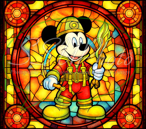 CartoonStainedGlass43