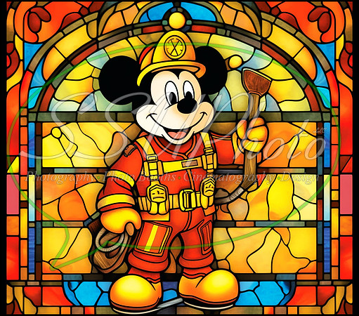 CartoonStainedGlass41