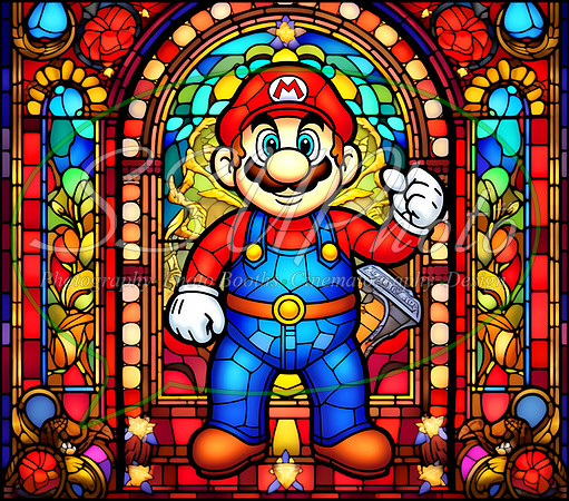 CartoonStainedGlass124