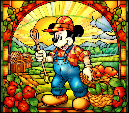 CartoonStainedGlass37