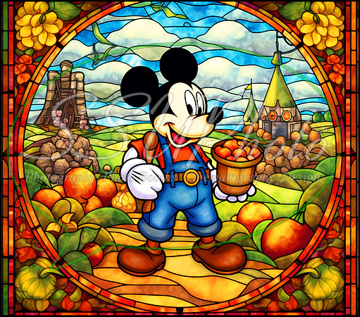 CartoonStainedGlass34