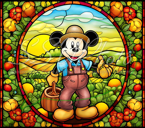 CartoonStainedGlass36