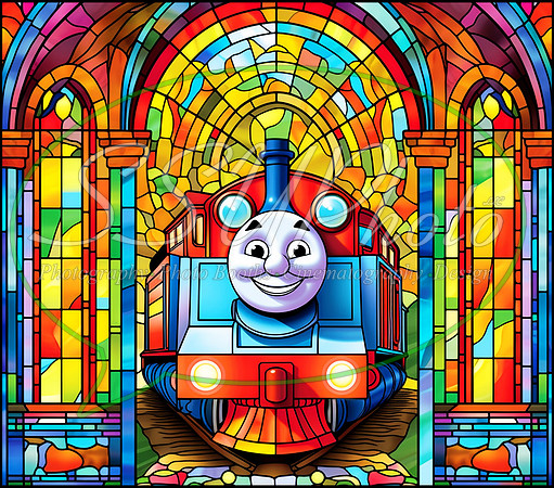 CartoonStainedGlass132