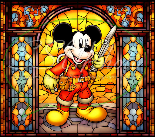 CartoonStainedGlass38