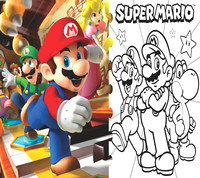 Cartoon coloring book12