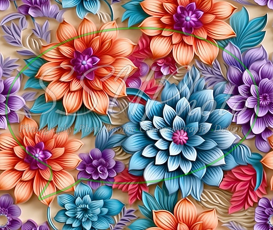 3dcolorfulflowers3