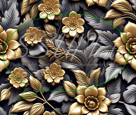Metal3dFlowers38