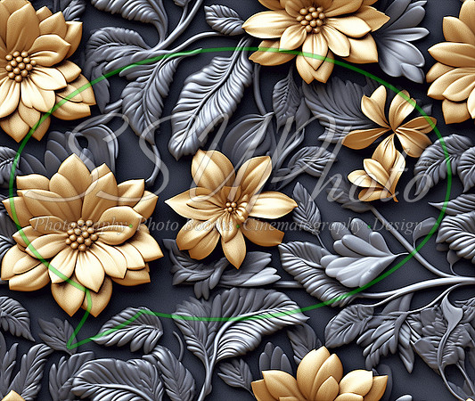 Metal3dFlowers6