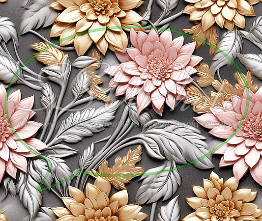 Metal3dFlowers13