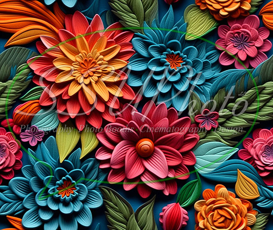 3dcolorfulflowers25