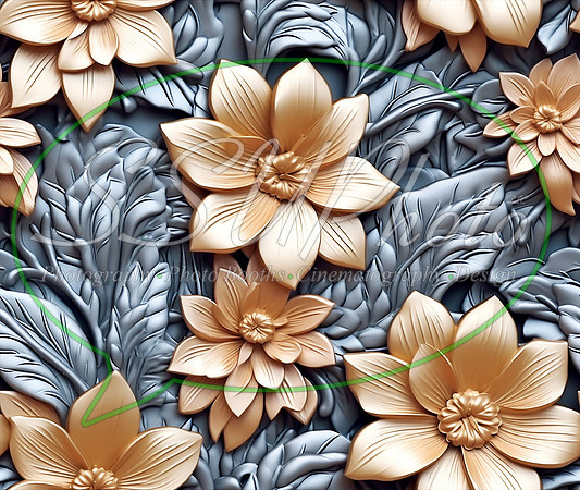 Metal3dFlowers17