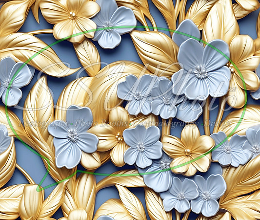 Metal3dFlowers3
