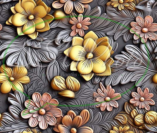 Metal3dFlowers1