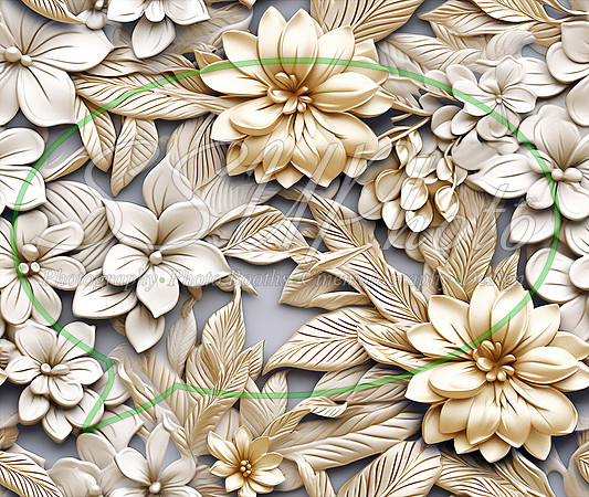Metal3dFlowers5
