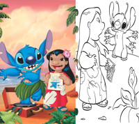 Cartoon coloring book13