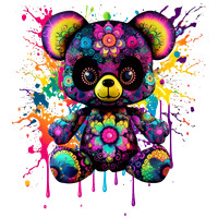 SplatteredcolorfulbackgroundBearComplete