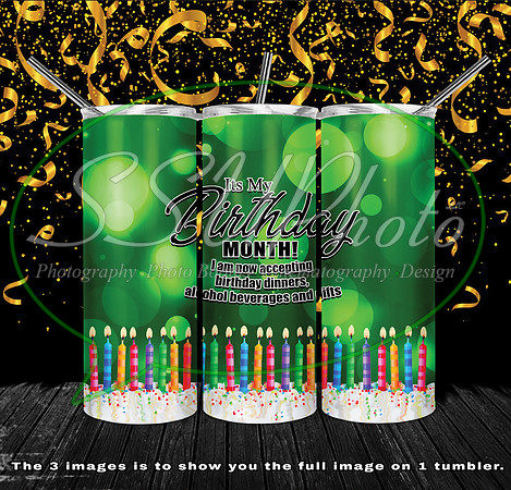 BirthdaymonthGreenMock