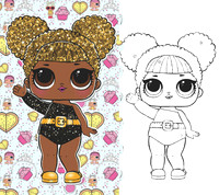 Cartoon coloring book110
