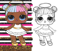 Cartoon coloring book17