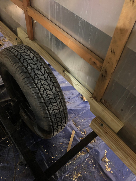 Day 11 new tire side supports in place 2 March 21 2020