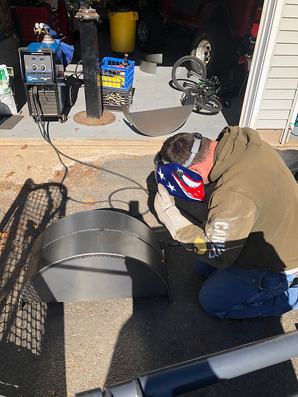 Day 12 Welding Wheel Tubs 2 March 22 2020