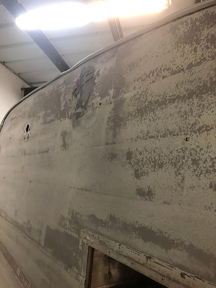 Day 17 Sanded and re applied Metal filler to the bigger holes. March 27 2020