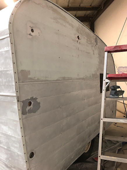 Day 19 sanding Left side all sanded 1 March 30 2020