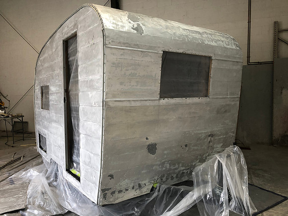 Day 21 Masked off the camper 1 April 1 2020