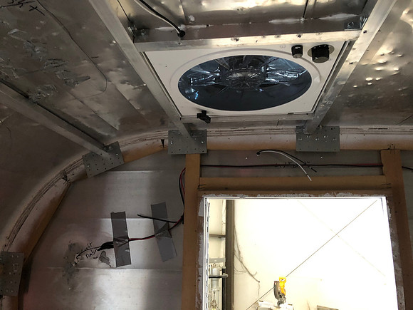 Day 24 installed vent fan April 4 2020