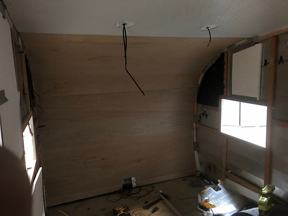 Day 31 Installed back wall 2 April 13 2020