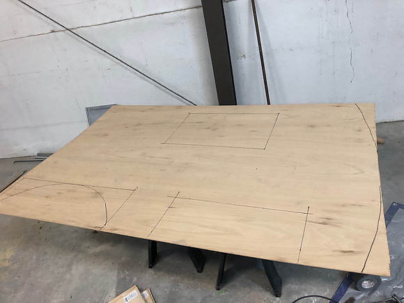 Day 32 Making templates for the side walls 2 April 14 2020