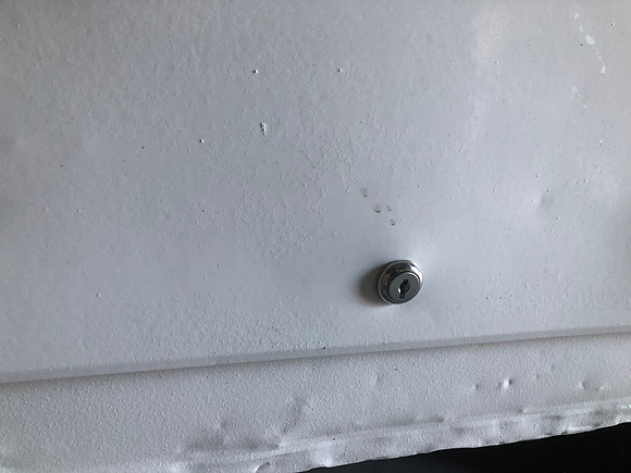 Day 33 Installed lock on storage compartment  April 15 2020