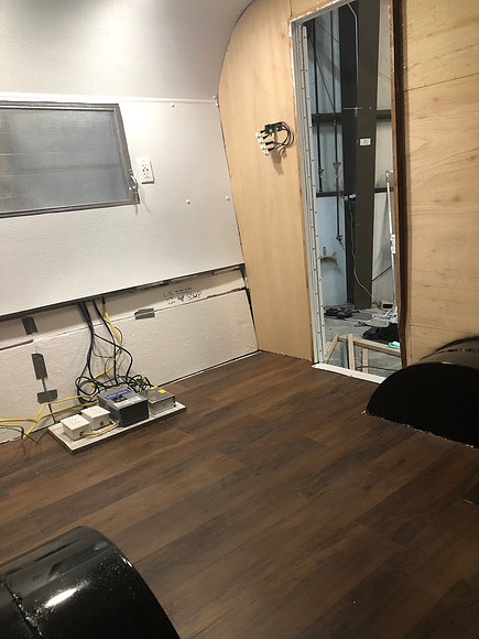Day 34 Installing planks on floor  April 16 2020